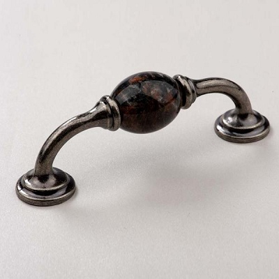 Tan Brown (Granite pulls and handles for Furniture kitchen Cabinet drawer bathroom)